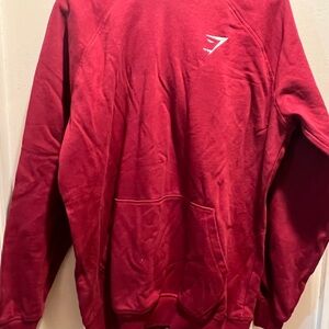 Gymshark Red Crewneck Sweatshirt